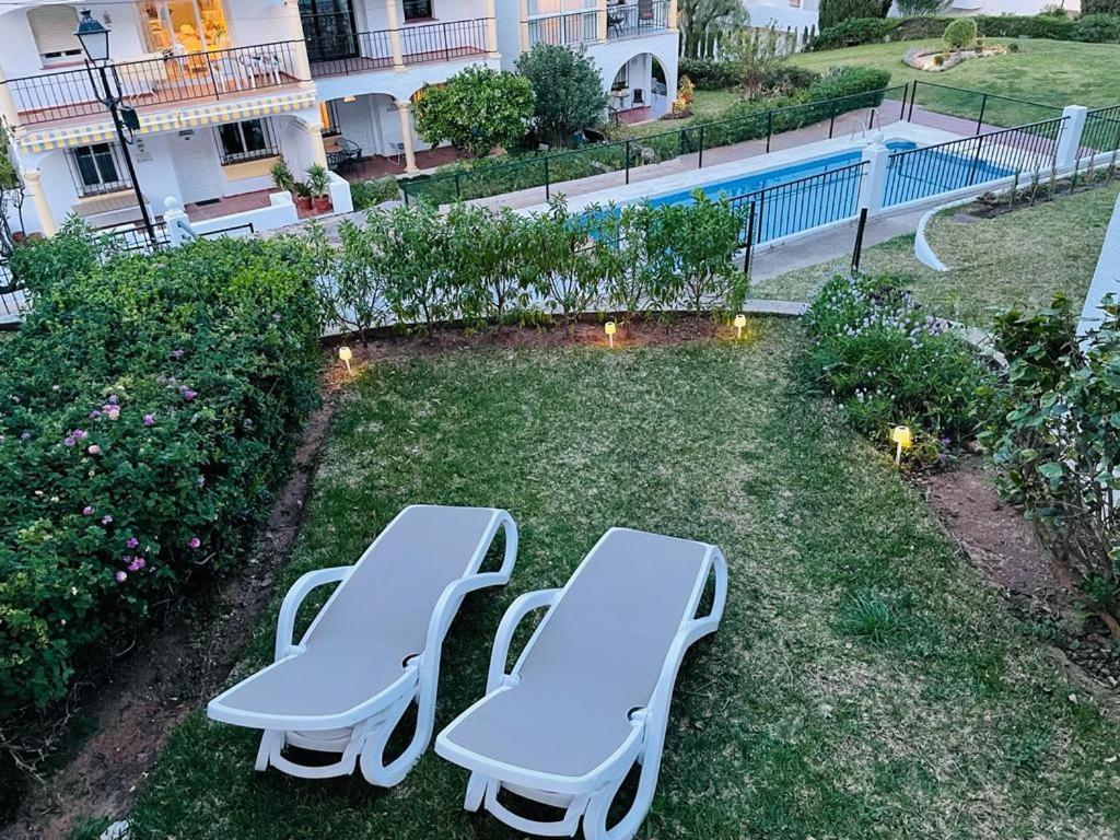 Lux 2 Kmr App Stella Blanca Met Zwembaden Airco En Zeezicht Apartment Fuengirola Ngoại thất bức ảnh
